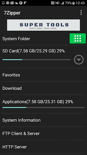 7Zipper - File Explorer (zip, ဖန်သားပြင်ဓာတ်ပုံ 3