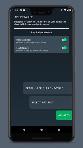 Apk Installer Lite (Package Manager) Schermafbeelding 1