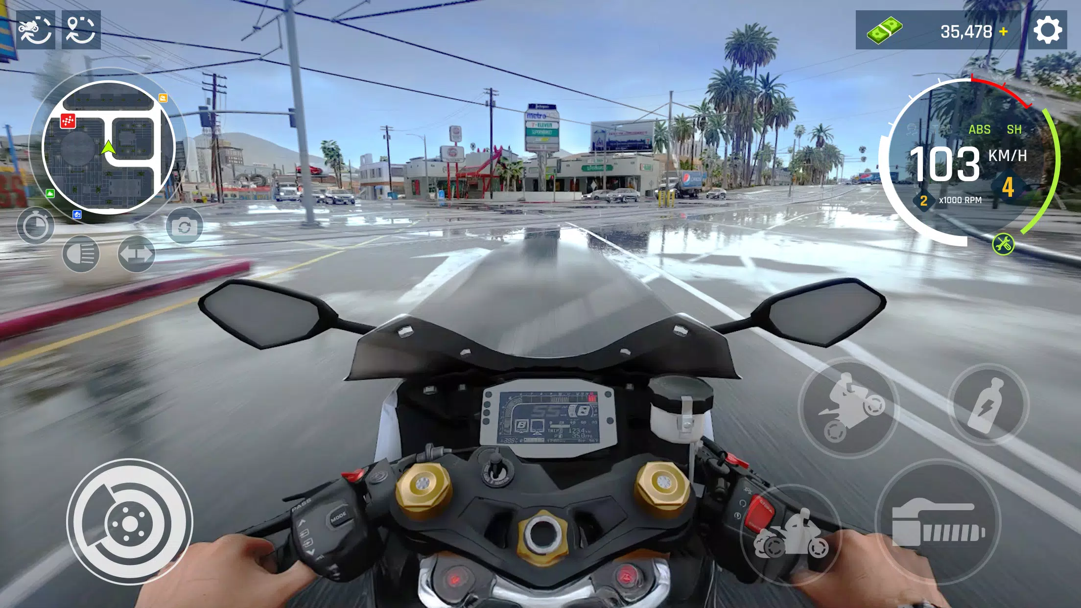 Real Moto Driving Capture d'écran 2