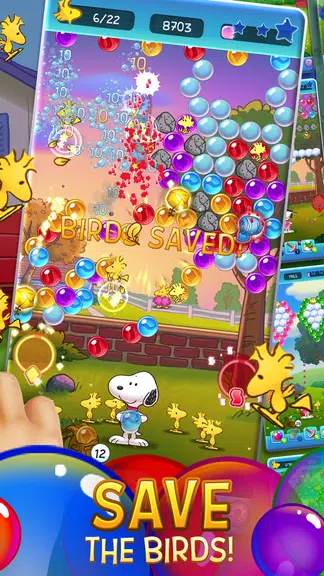 Bubble Shooter - Snoopy POP! Tangkapan skrin 2