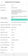 Schermata Android Development Info 1