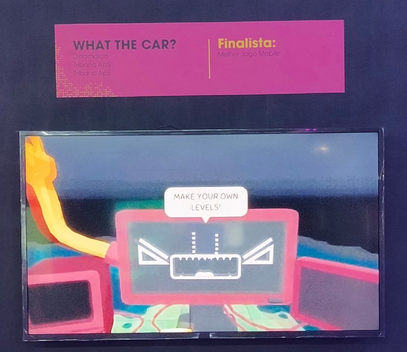 Apa kereta? di gerai pamerannya di Gamescom Latam