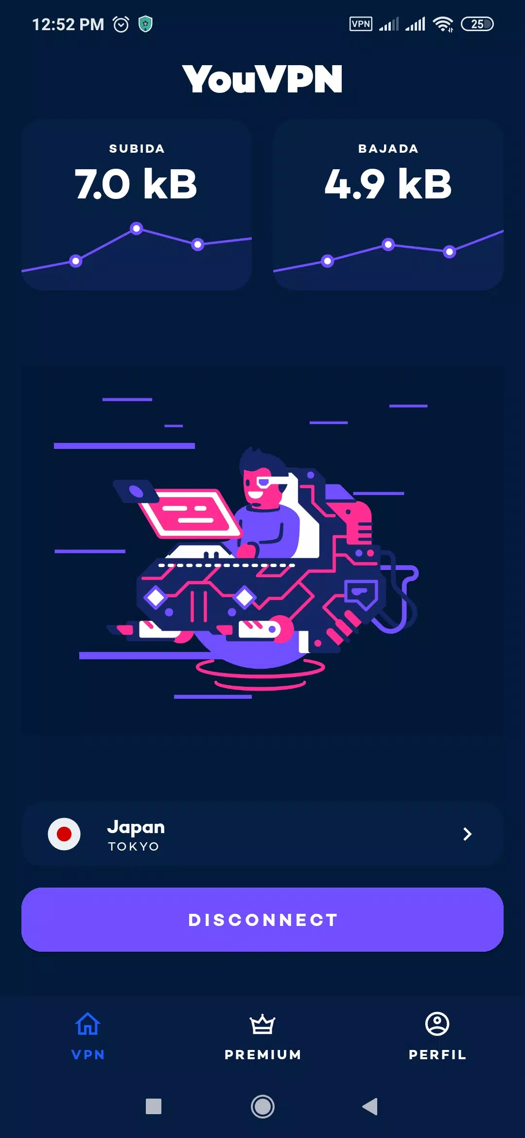 YouVPN: VPN Gratis 2021, VPN Servidor Proxy Rápido 스크린샷 3