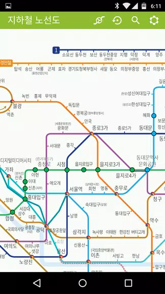 지하철 노선도 Capture d'écran 3