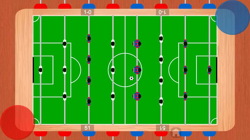 Foosball table soccer 1 2 3 4 ဖန်သားပြင်ဓာတ်ပုံ 4
