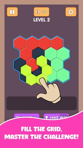 Block Puzzle Blast ဖန်သားပြင်ဓာတ်ပုံ 1