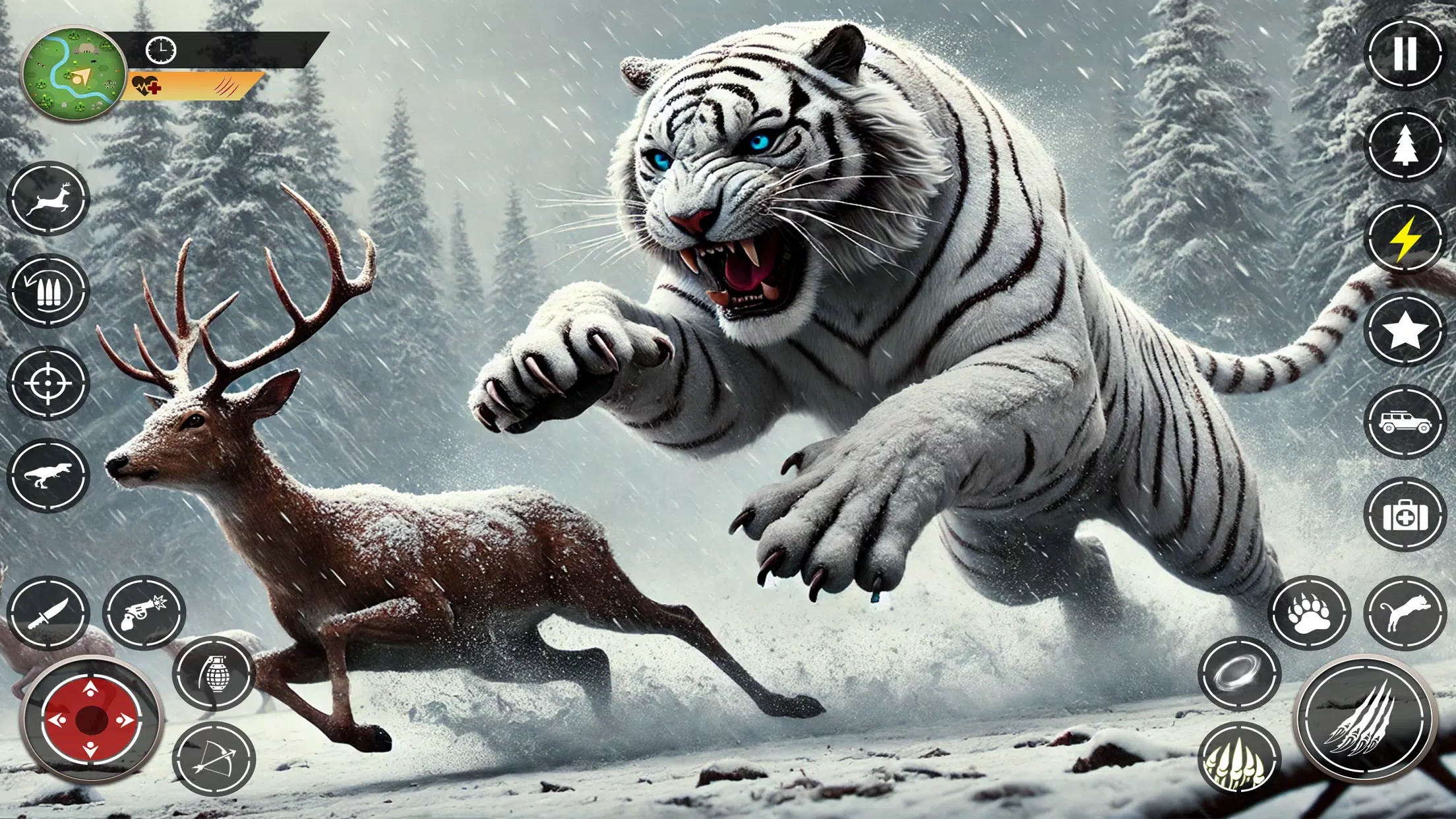 Snow Tiger Family Simulator 3D Скриншот 2