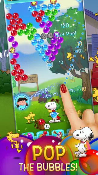 Bubble Shooter - Snoopy POP! Tangkapan skrin 1