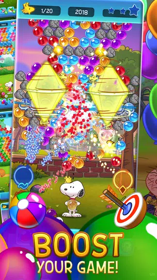 Bubble Shooter - Snoopy POP! Tangkapan skrin 4