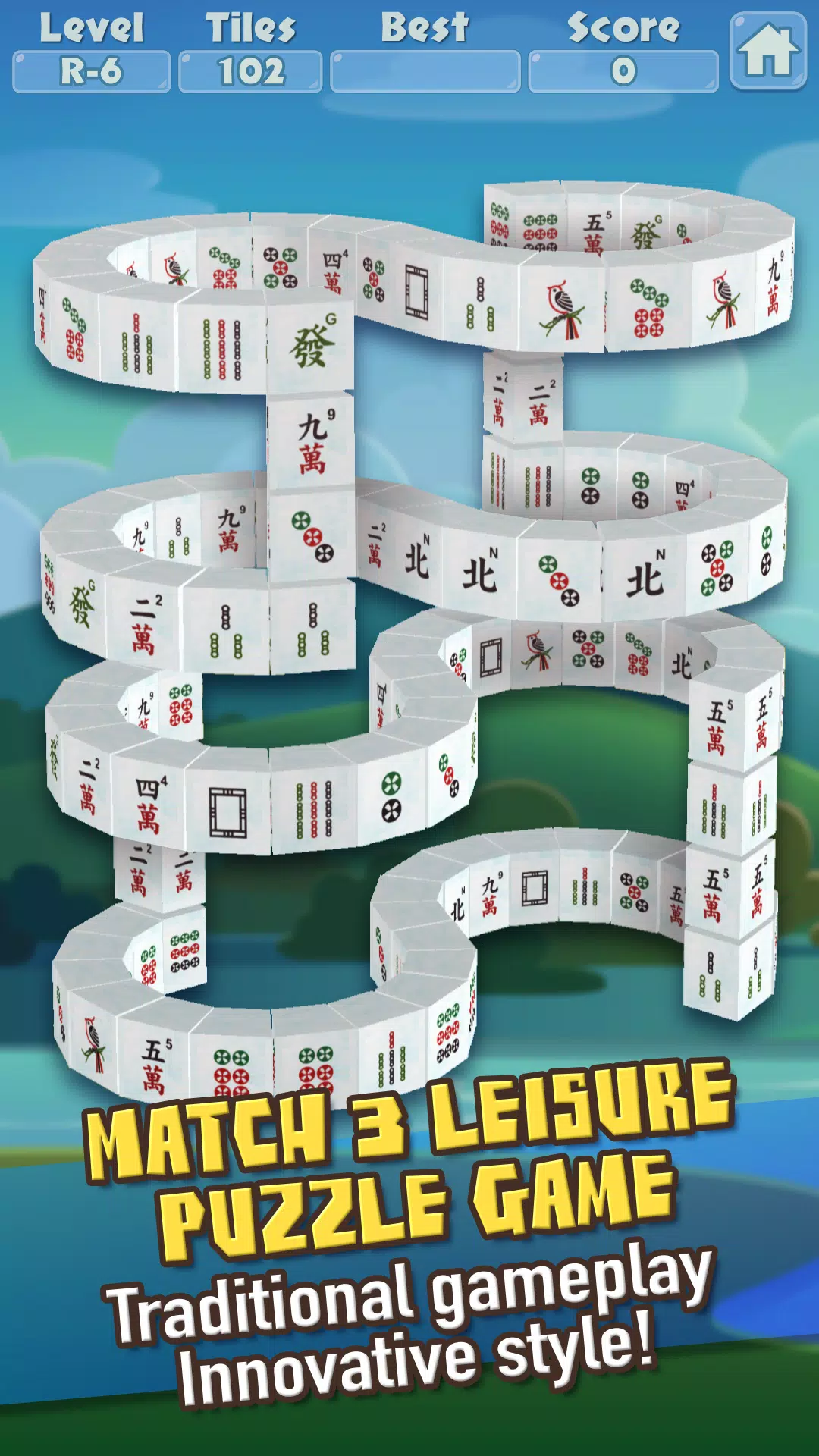 3D Mahjong Triple Tile Match Captura de tela 1