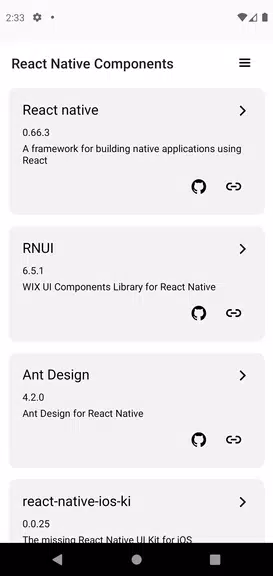 Expo & React Native components Capture d'écran 1
