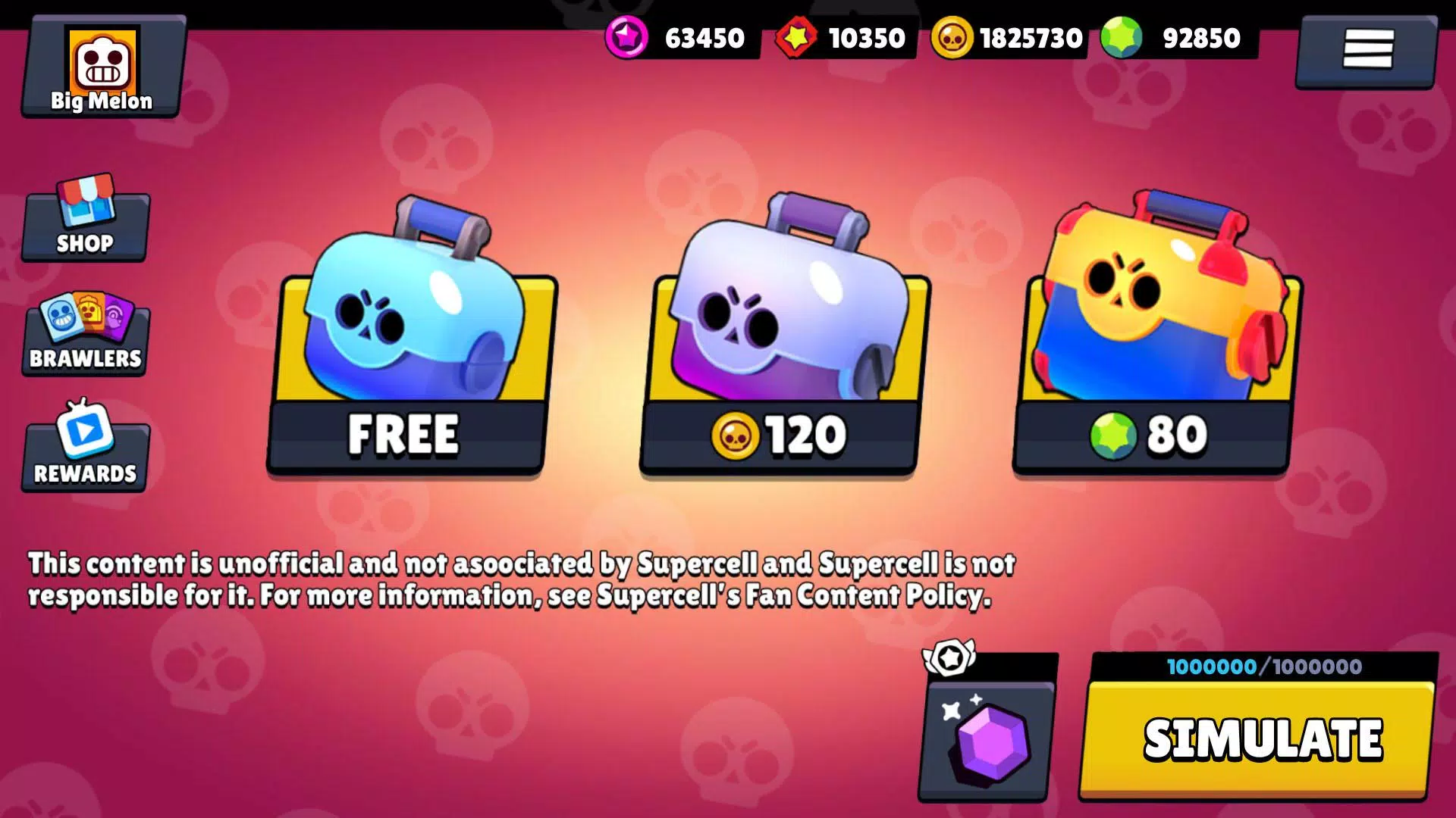 Box Simulator for Brawl Stars スクリーンショット 1