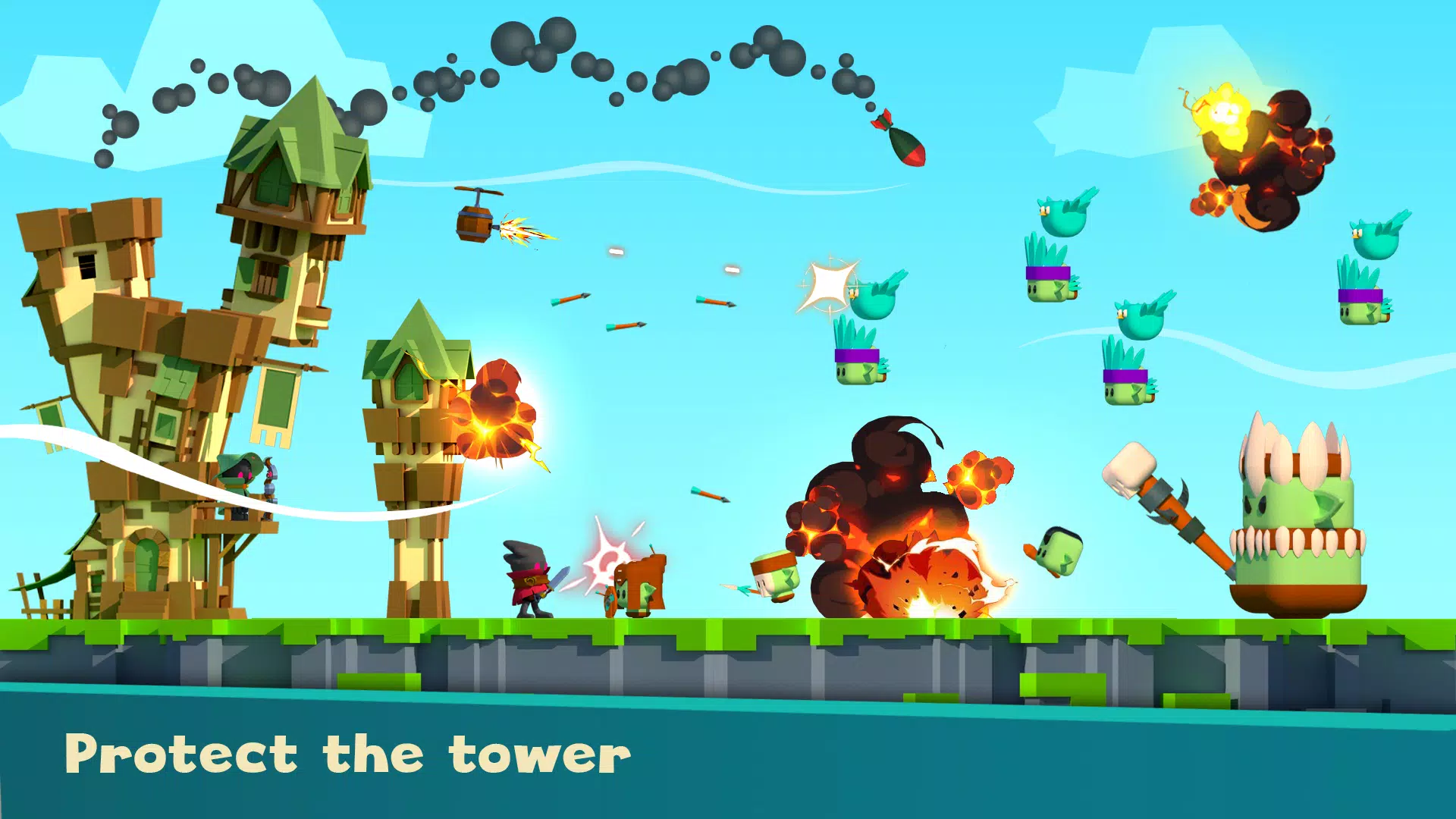 Tower Rush: Survival Defense Captura de tela 4