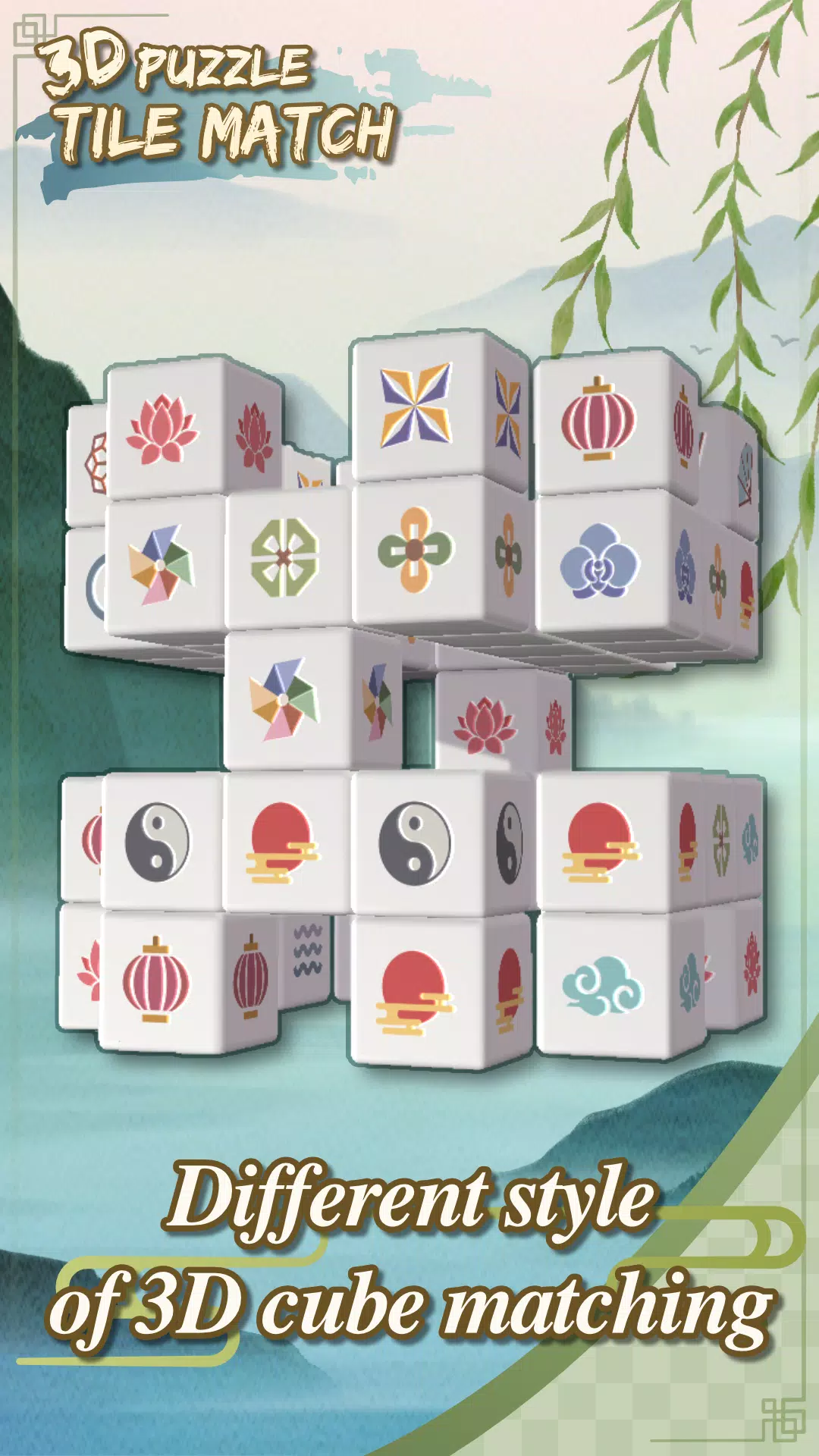 3D Tile Match Puzzle Captura de tela 1
