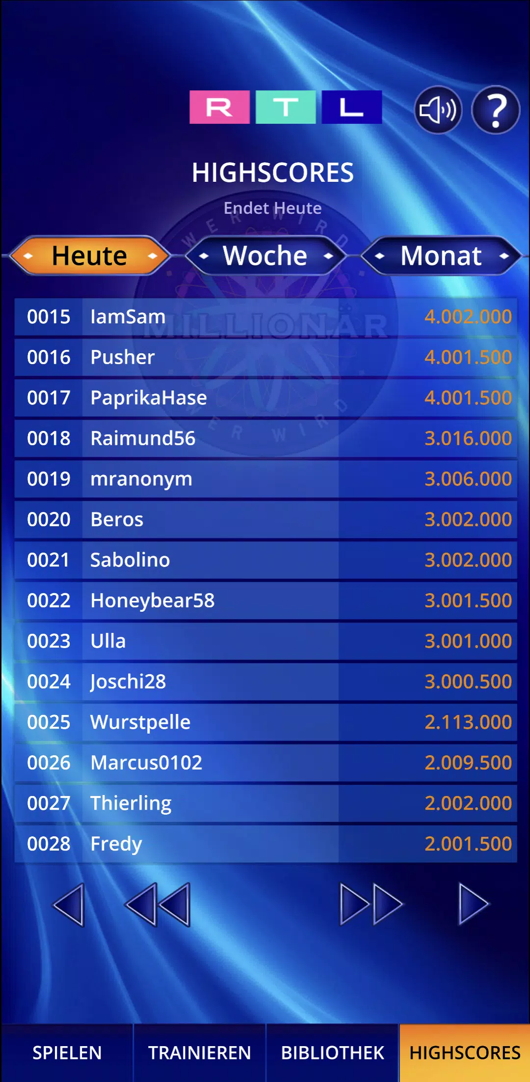 Wer wird Millionär? Training 스크린샷 4