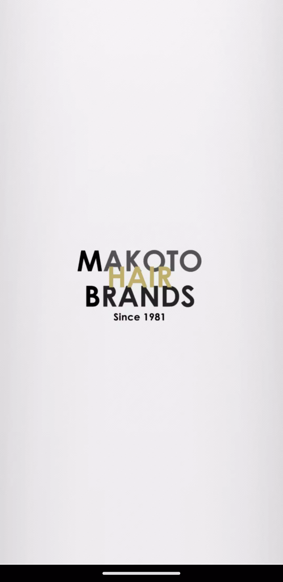 『MAKOTO HAIR BRANDS』公式アプリ Captura de tela 1