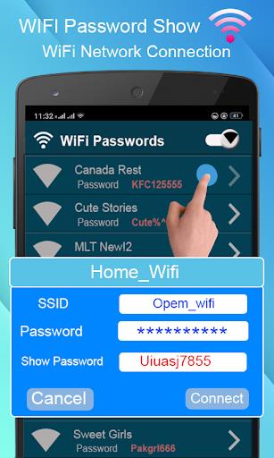Schermata WiFi Password Show Analyzer 4
