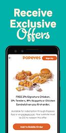 Popeyes® App ဖန်သားပြင်ဓာတ်ပုံ 4