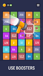 X2: Number Merge Puzzle 2048 ဖန်သားပြင်ဓာတ်ပုံ 1