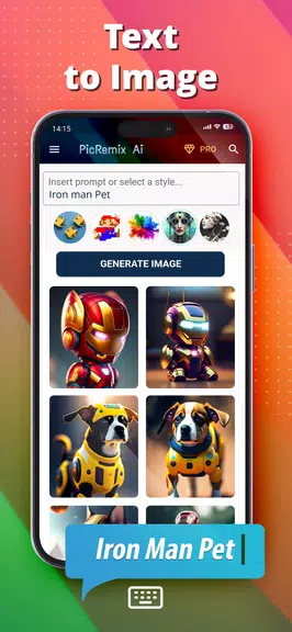 PicRemix AI Art & Avatars 스크린샷 3