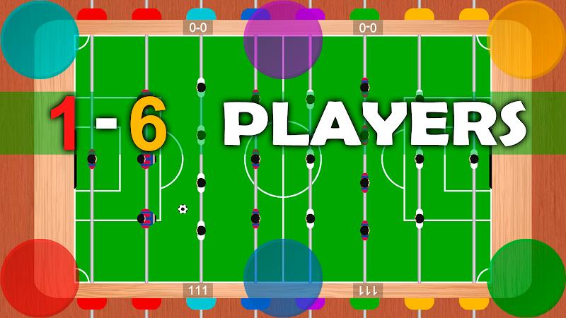 Foosball table soccer 1 2 3 4 ဖန်သားပြင်ဓာတ်ပုံ 1