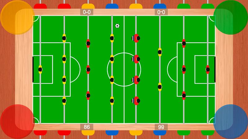 Foosball table soccer 1 2 3 4 ဖန်သားပြင်ဓာတ်ပုံ 2