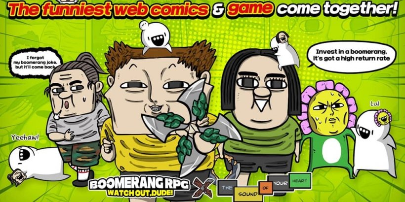 Boomerang RPGゲームによって後押しされたWebtoon Collab