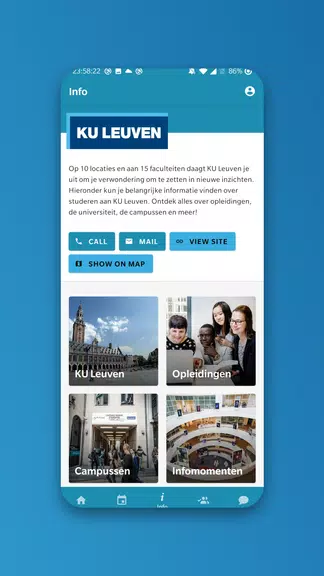 KU Leuven events Tangkapan skrin 2