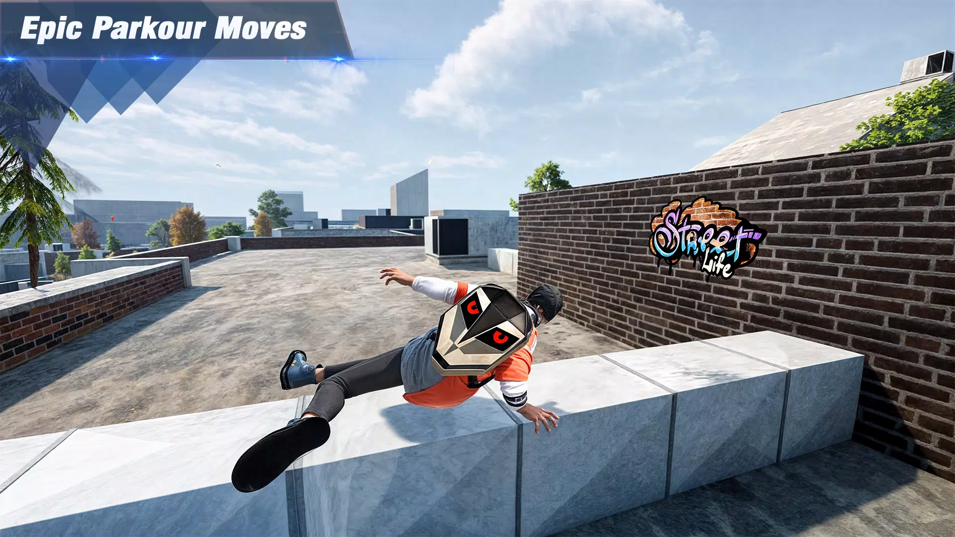Going Up Parkour Only Rooftop Captura de pantalla 2