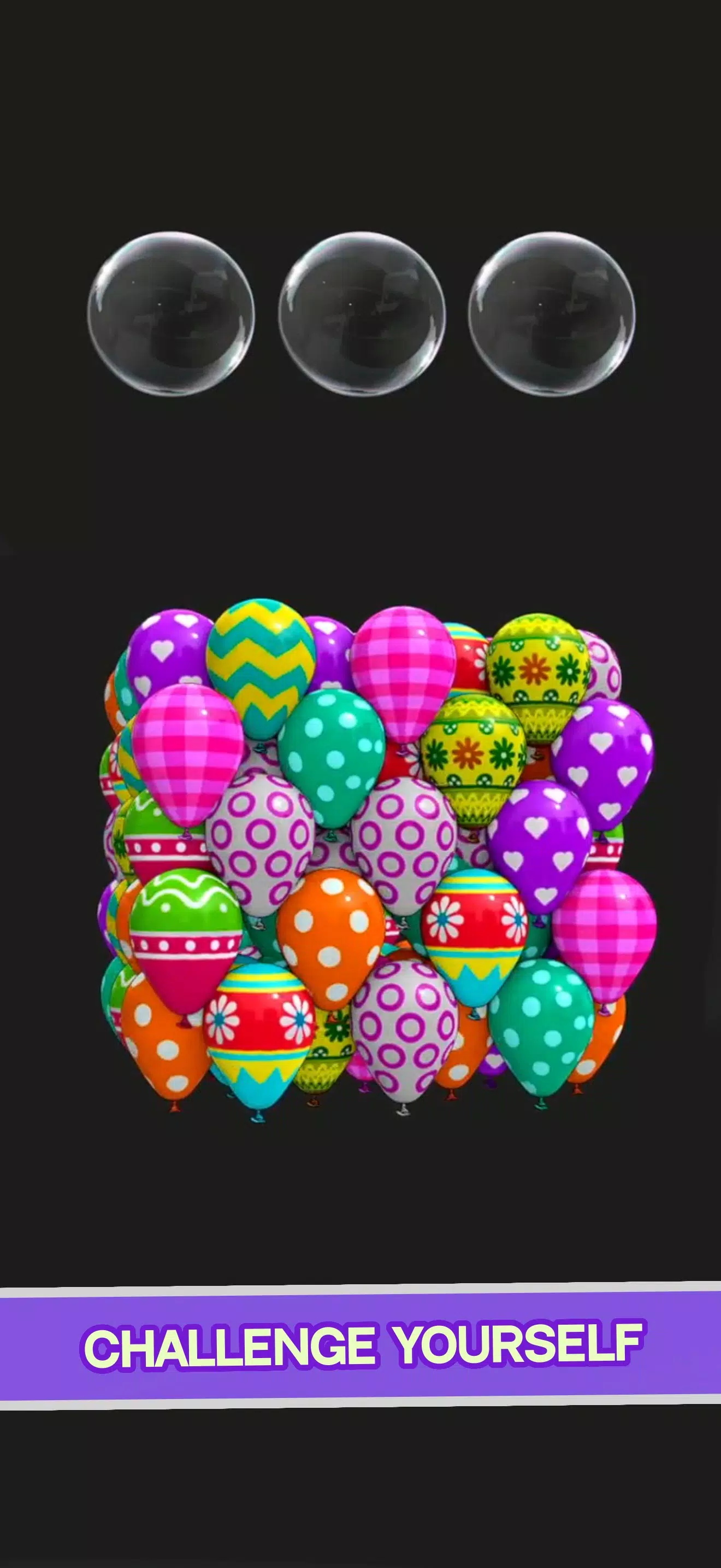 Match Balloons 3D Schermafbeelding 1