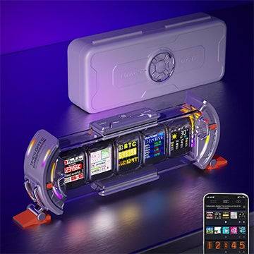 ဒီ Cyberpunk-styled LED Pixel Display Display ဒီဂျစ်တယ်နာရီသည် AliExpress တွင်စျေးအသက်သာဆုံးဖြစ်သည်