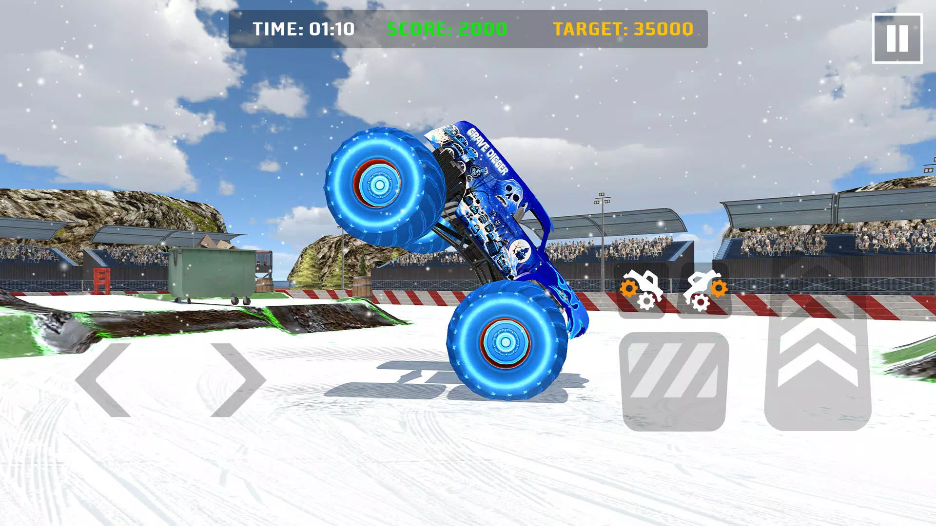 Car Games: Monster Truck Stunt Capture d'écran 2