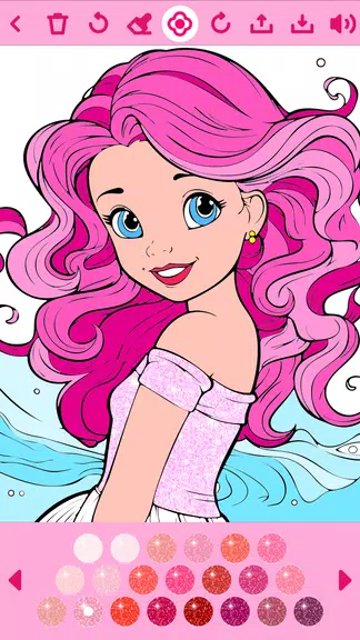 Princess Coloring Book offline應用截圖第1張