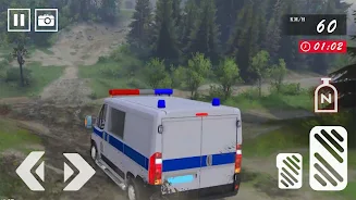 Offroad Police Van 2021 - Poli Tangkapan skrin 2