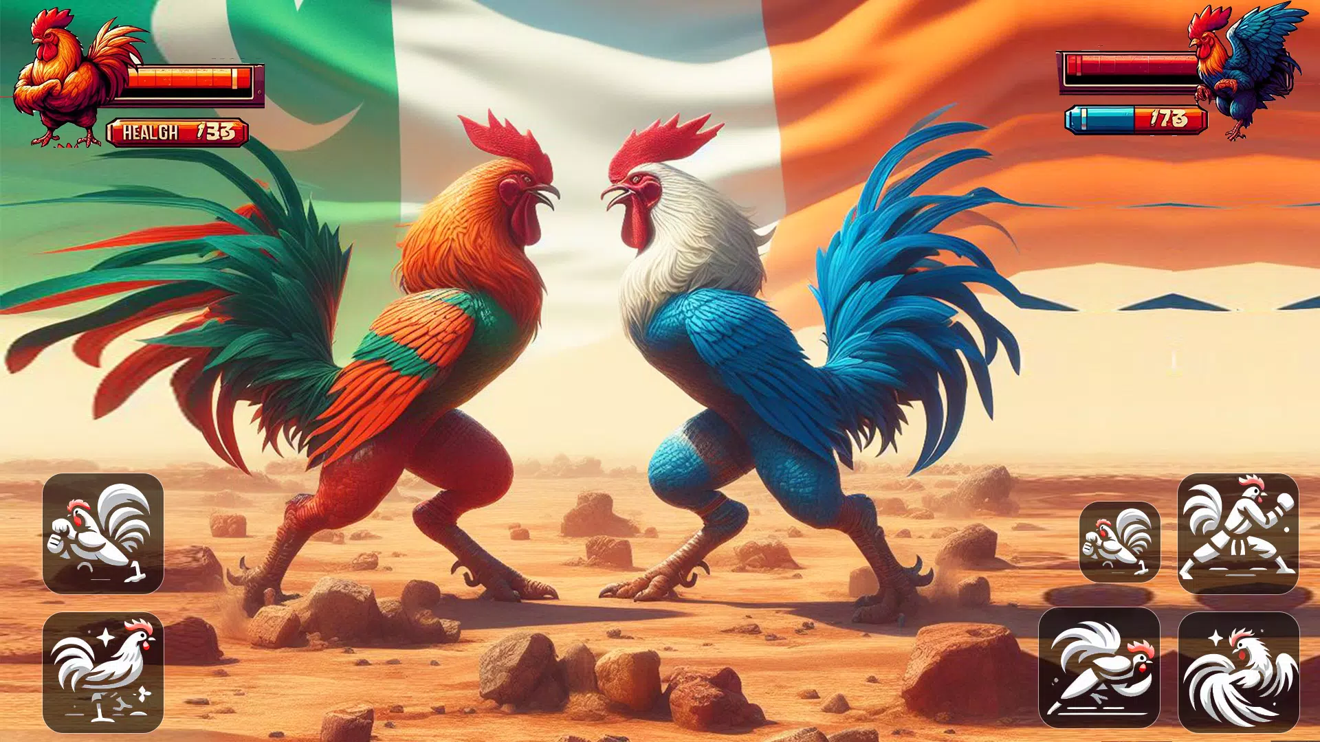 Street Rooster Fight Kung Fu Скриншот 3