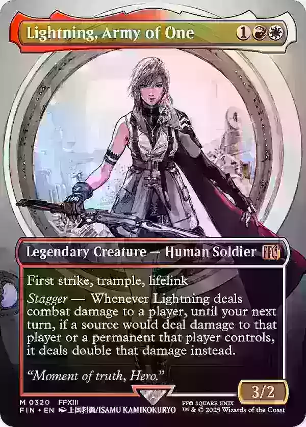 Lightning, ejército de uno (sin fronteras)