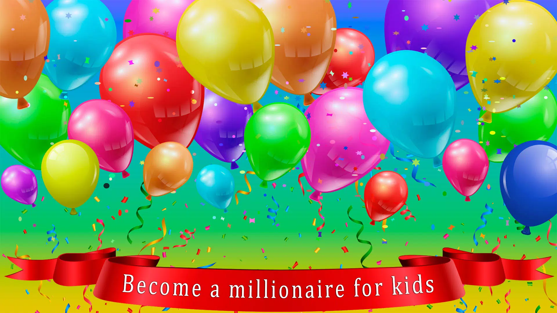 Kids Quiz Games: Millionaire Captura de pantalla 1