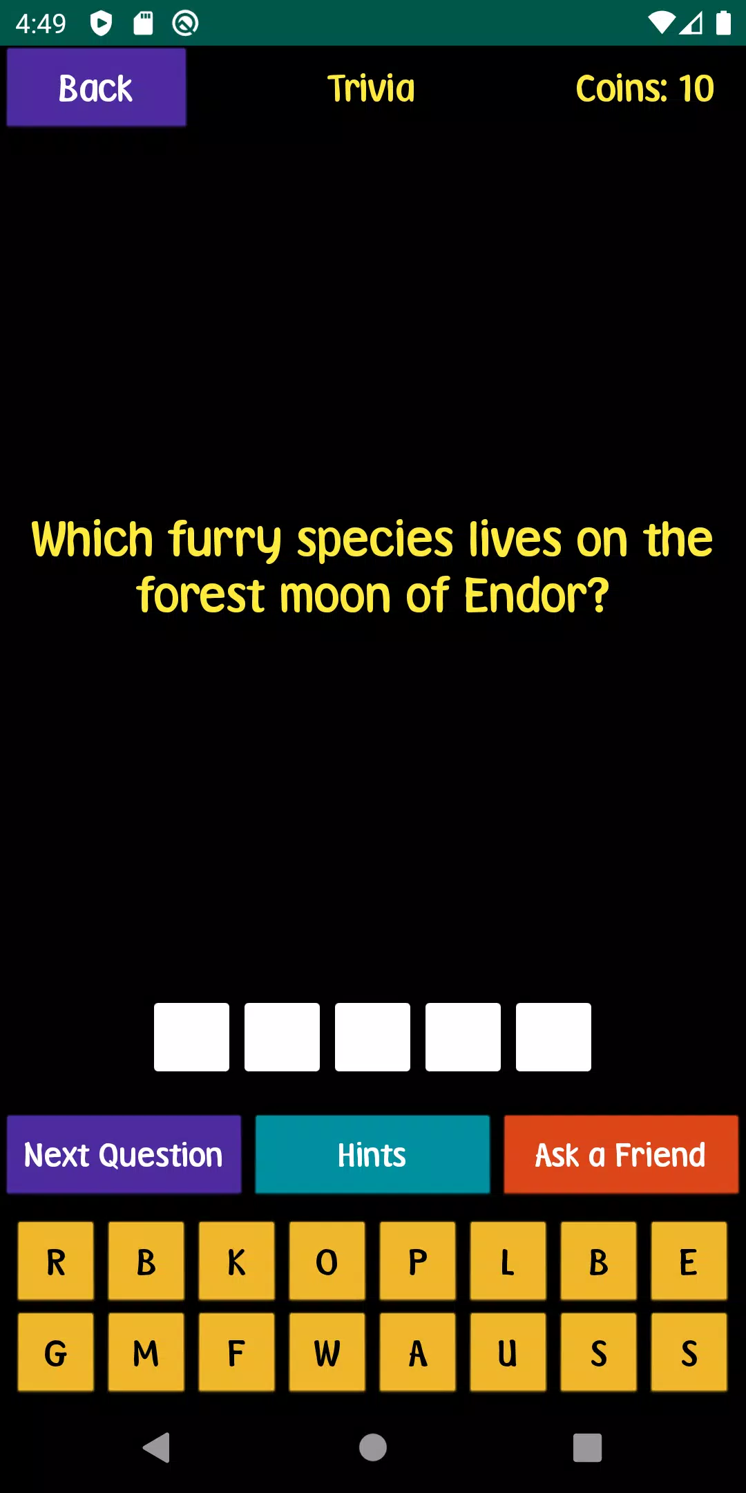 Quiz For SW Fans Capture d'écran 3