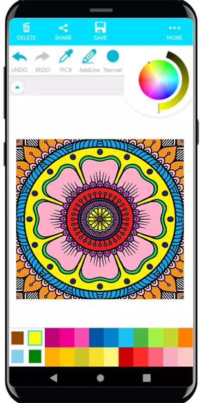 Coloring Mandala Screenshot 3