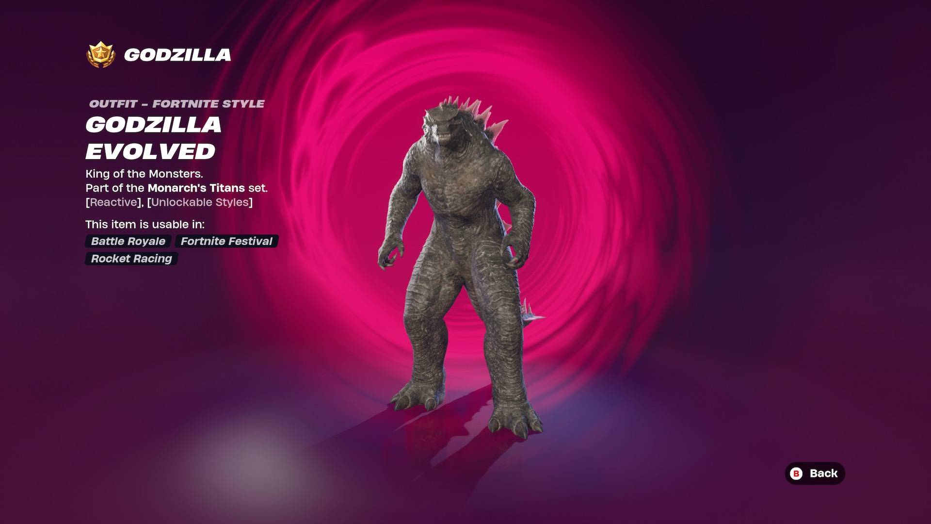 Fortnite: Godzilla Skin ปลดล็อค! เปิดเผยเควสที่สมบูรณ์