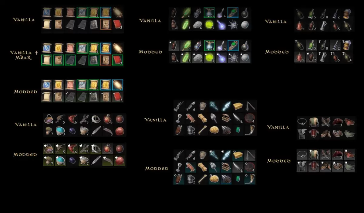 สินค้าคงคลังที่ดีกว่า UI mod, bg3