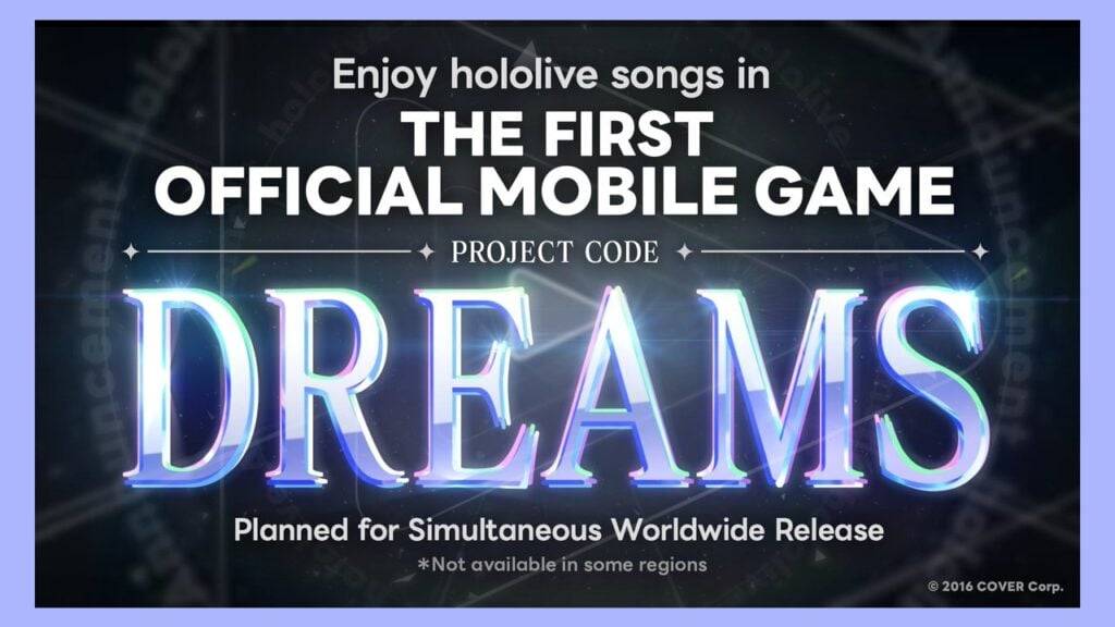 Hololive enthüllt das erste globale Handyspiel: Träume