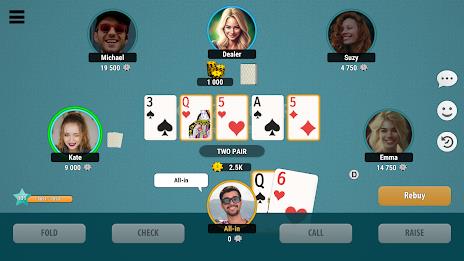 Kindza Poker - Texas Holdem Скриншот 2