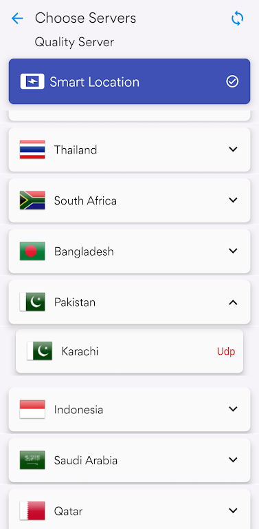 PAK VPN : Private & Secure IP स्क्रीनशॉट 2