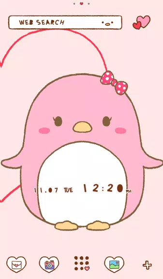 Couple Wallpaper: Penguins Captura de pantalla 3