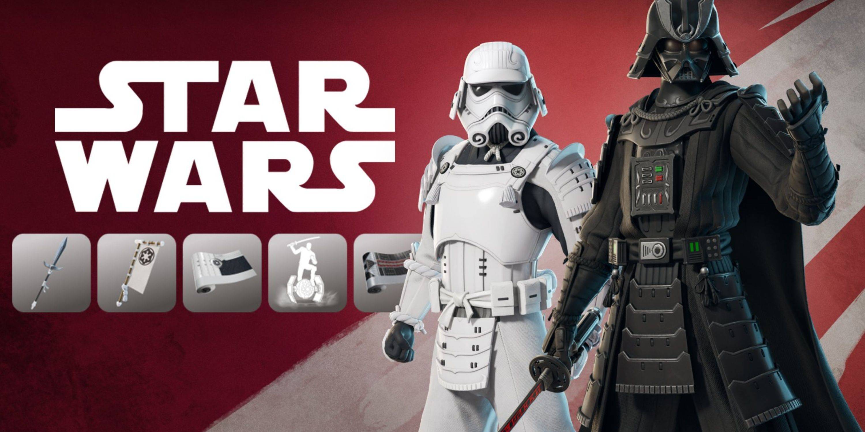 Fortnite zaprezentuje ekskluzywne skórki samurajskie Star Wars