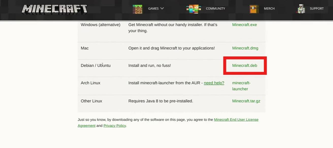 Pemasangan edisi java minecraft