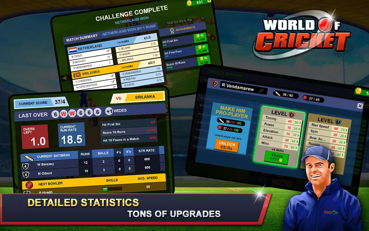 World of Cricket :Championship Скриншот 4
