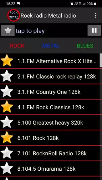 Rock + Metal radio 스크린샷 1