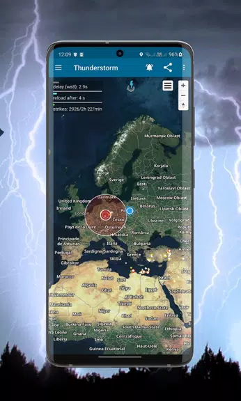 Thunderstorm- weather warnings Captura de pantalla 2